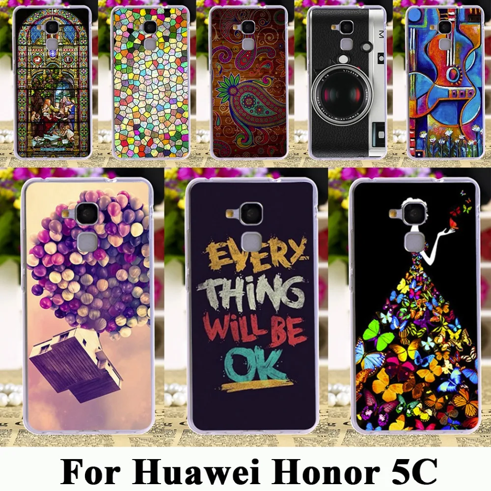 Soft TPU Hard Plastic Painted Rushed Rushed Cases For Huawei
