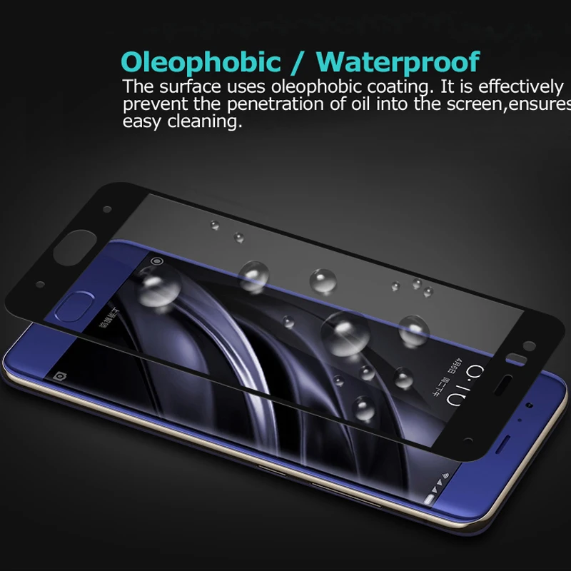 CHOETECH для Xiao mi 6 протектор экрана 2.5D полное покрытие 9 H Твердость Закаленное стекло