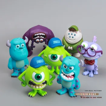 

Mike Sully Mini PVC Action Figure Model Toys Dolls with Retail Box 8cm 7pcs/set DSFG065