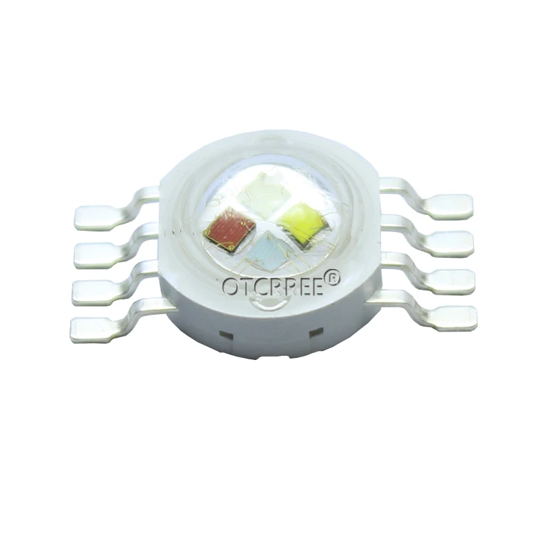 US $115.00 200PCS 45mil RGBW LED Diode 8pins High Power LED Chip 4W 43W 12W Lamp Colorful DIY For Stage Lighting Beads