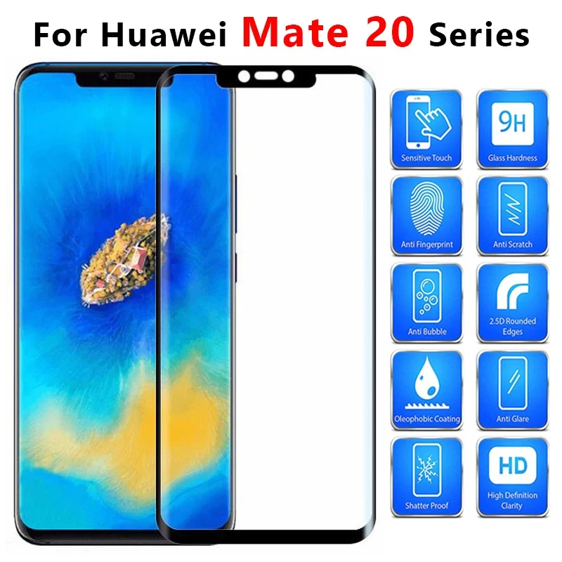 Защитное стекло для huawei mate 20 lite pro защита экрана mate20 закаленное 9h 3D полное