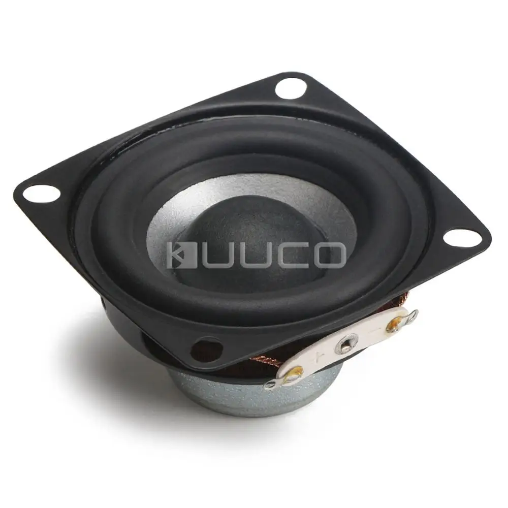 Full range HiFi Speakers 2 Inches 8 ohms Speaker 12W 88dB (Square Shape