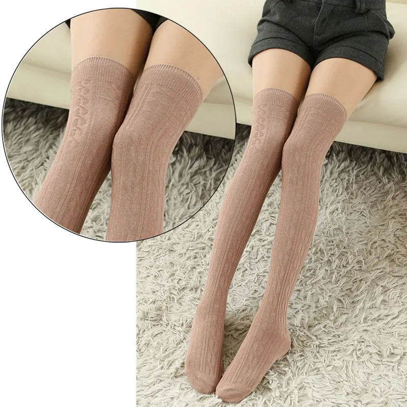 Женские гольфы с шерстяной тесьмой теплые до колена Осень зима 2019|fashion stockings|stockings