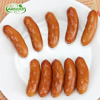 

Sausage ham model pvc sausage props kitchen cabinet at home decoration photography props