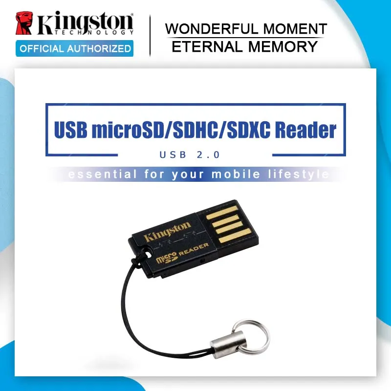 Картридер Kingston USB 2 0 Micro SD адаптер для флеш памяти microSD microSDHC microSDXC карта памяти|memory