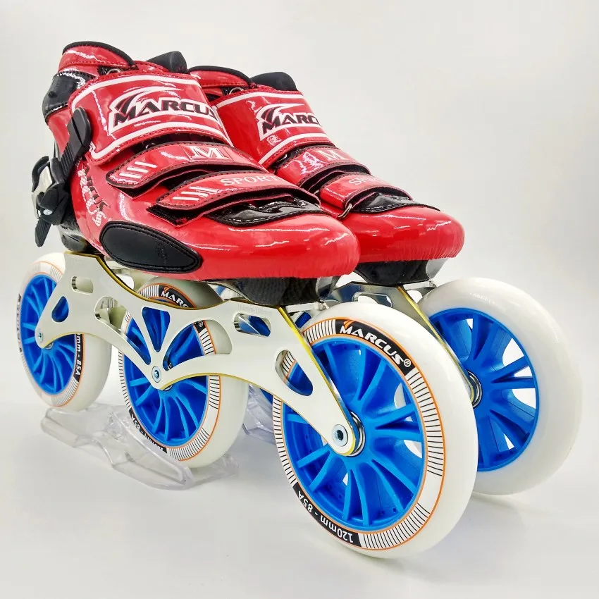 Маркус 3*120 мм конькобежный спорт обувь профессиональные взрослый ребенок роликовые коньки с 120 мм колеса роликовые коньки колеса