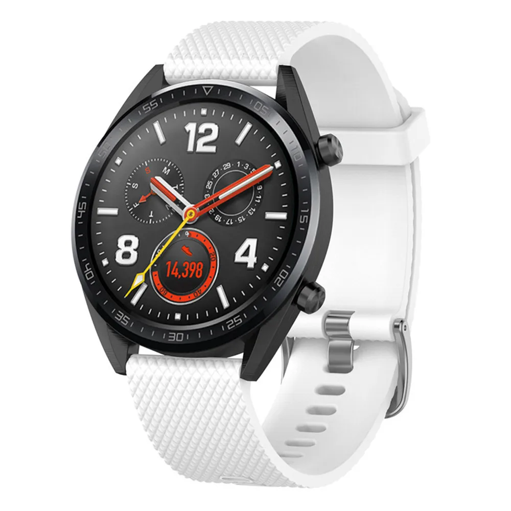 Силиконовый ремешок для Huawei часы GT активный/честь магия часы ремешок GT элегантный текстуры Смотреть Band замена