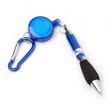 

Wholesale Retractable Badge Reel Ballpoint Pen Belt Clip & Carabiner / Secure Metal Clip