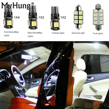 

Bulbs Car Led Interior Light Replacement Bulbs For volvo S60 2011-2015 Dome Map Lamp Light Bright White 10 PCS Per Set