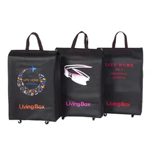 Многофункциональная Складная женская сумка для покупок с колесом, сумка-тележка для продуктов, переносная сумка для хранения, дорожная сумка