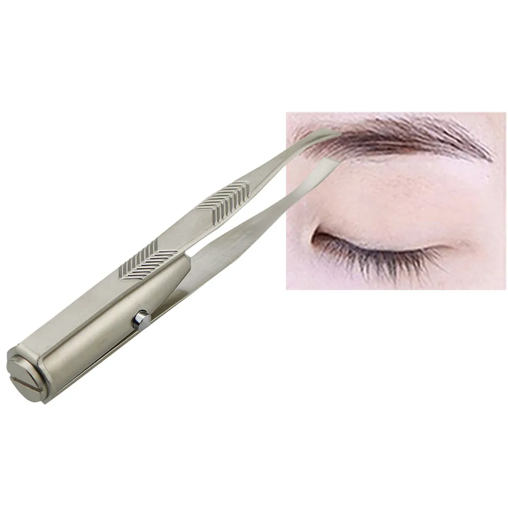 

Professional Eyelash Eyebrow Hair Removal Tweezer Remover Creative Makeup Tool With LED Light Hot Sale3j05