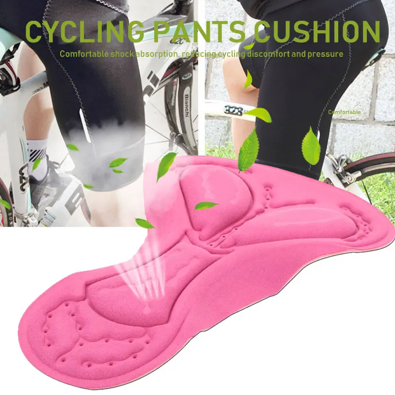 Riding Cushion Bicycle Saddle Polychromatic Silica Gel Pants Pad Cycling Parts Durable Sponge Pads Outdoor Bike Accessories