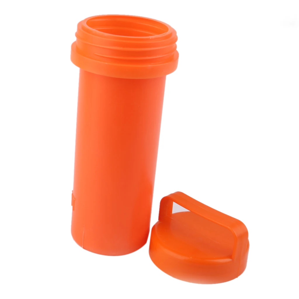 PVC Inflatable Boat Repair Kit Container Bucket Storage Valve Wrench for Kayaks Rubber Boats Fishing Boats Orange