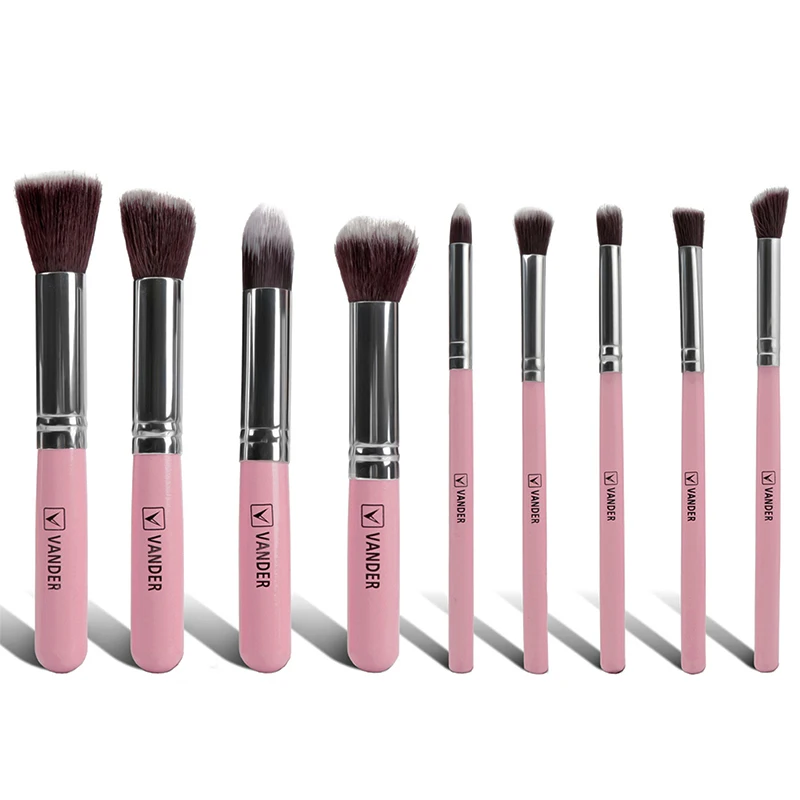 10Pcsset Makeup Brushes Professional Eyebrow Foundation Powder Eyeshadow Eyeliner Lip Concealer Eyelash Blending Brush Set Kit (8)