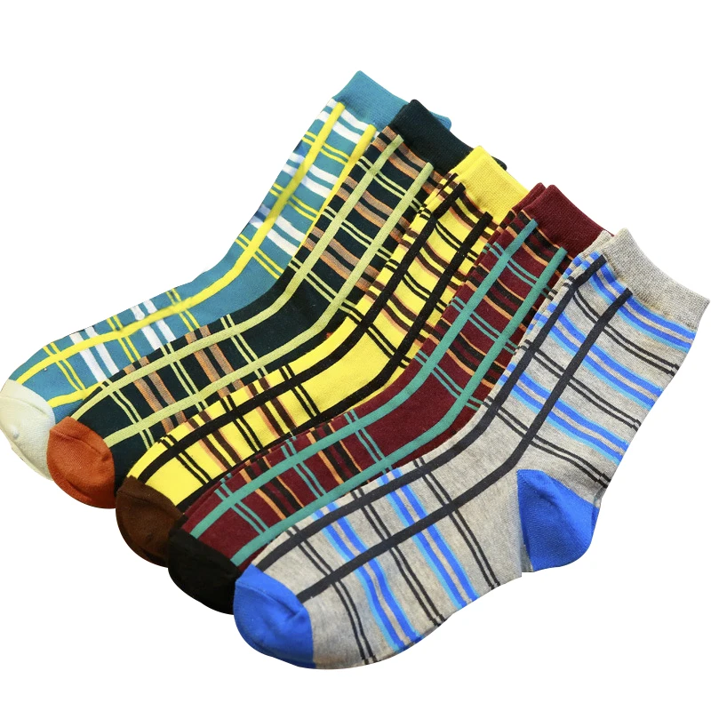 autumn winter creative vertical and horizontal stripes patterns men