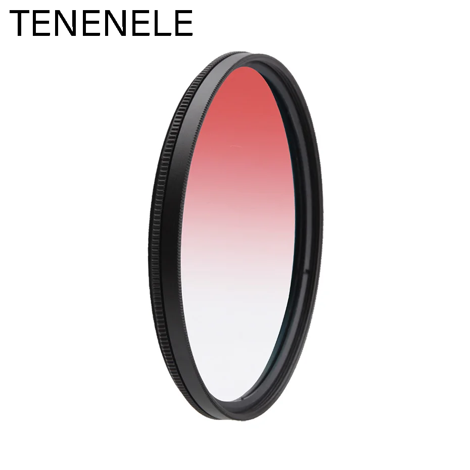 Набор фильтров TENENELE градиентного цвета для камеры 49 52 55 58 62 67 72 77 82 мм Набор фильтров для объектива Nikon sony Canon Pentax DLSR