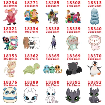 

DIY Craft Supplies cartoon character flat back planar resins 30 pieces. PR-18234-18392