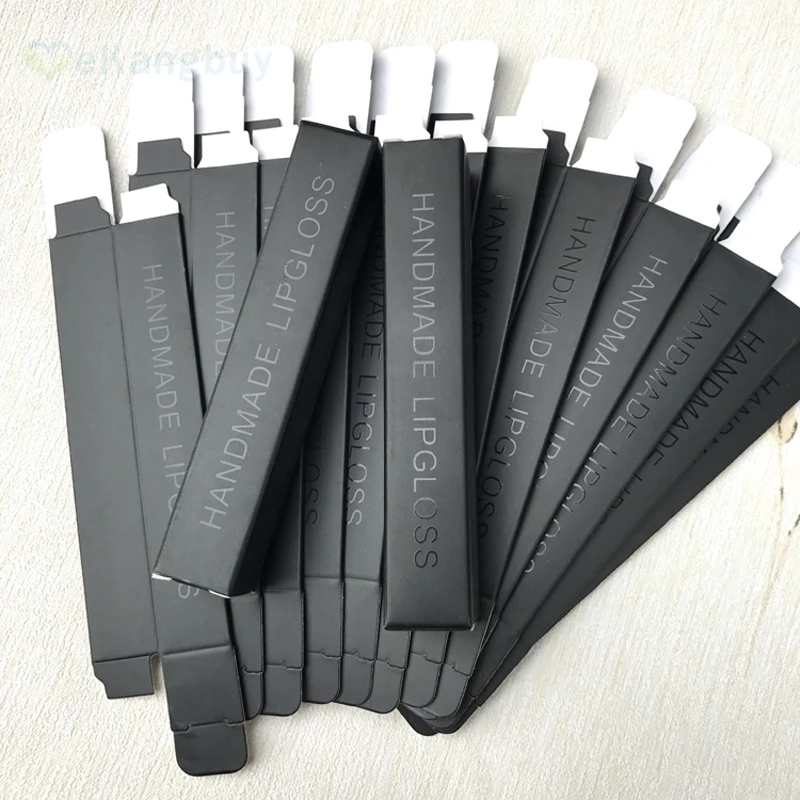 

100pcs Black Paper Box DIY Handmade Lip gloss Packaging Box