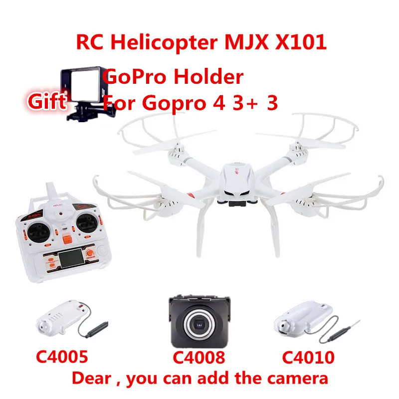 Professional drones MJX X101 50cm BIG rc Quadcopter Drone 2.4GHz 6Axis gyro Dron can add fpv camera vs MJX X600 Tarantula X6