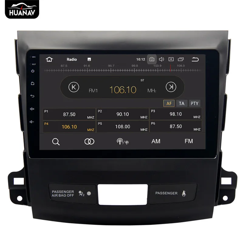 Автомобильный DVD плеер Android 2007 GPS навигация для Mitsubishi Outlander 2011 Авторадио