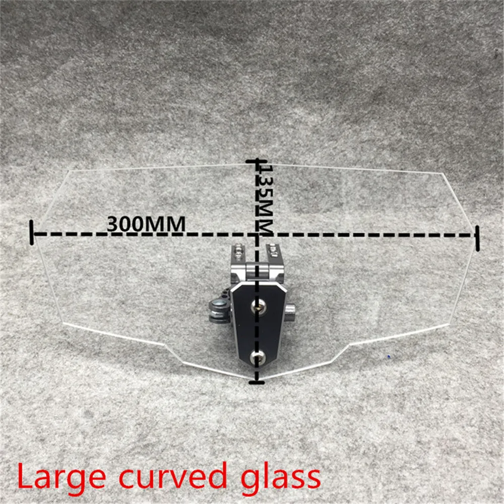 Motocicleta para Kawasaki Modificado Moto Windshield Ventosa Ajustável Universal Brisa da Bmw Ducati Honda Ktm 11 Modificado moto pára brisa ajustável universal da