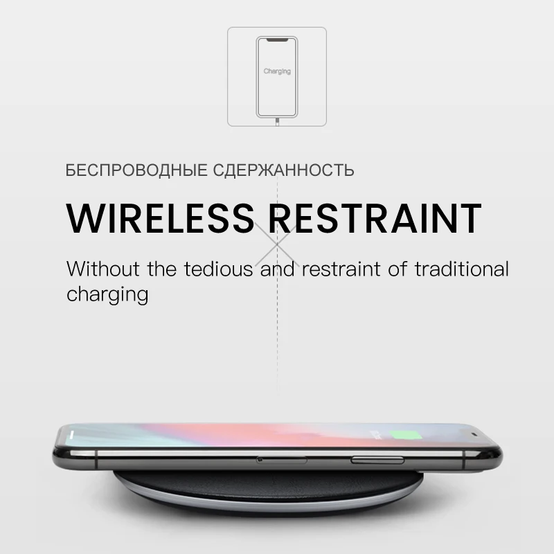ESVNE 5 w شحن تشى اللاسلكية شاحن سامسونج S9 S8 wirless شاحن آيفون X xs ماكس XR Xiaomi الهاتف المحمول وسادة الشاحن