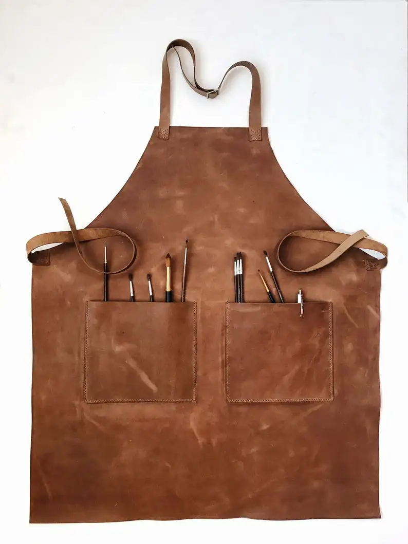 

Dense craft apron Leather apron Apron for men Personalized apron Craft Apron for blacksmith Work apron Butcher Artisan apron