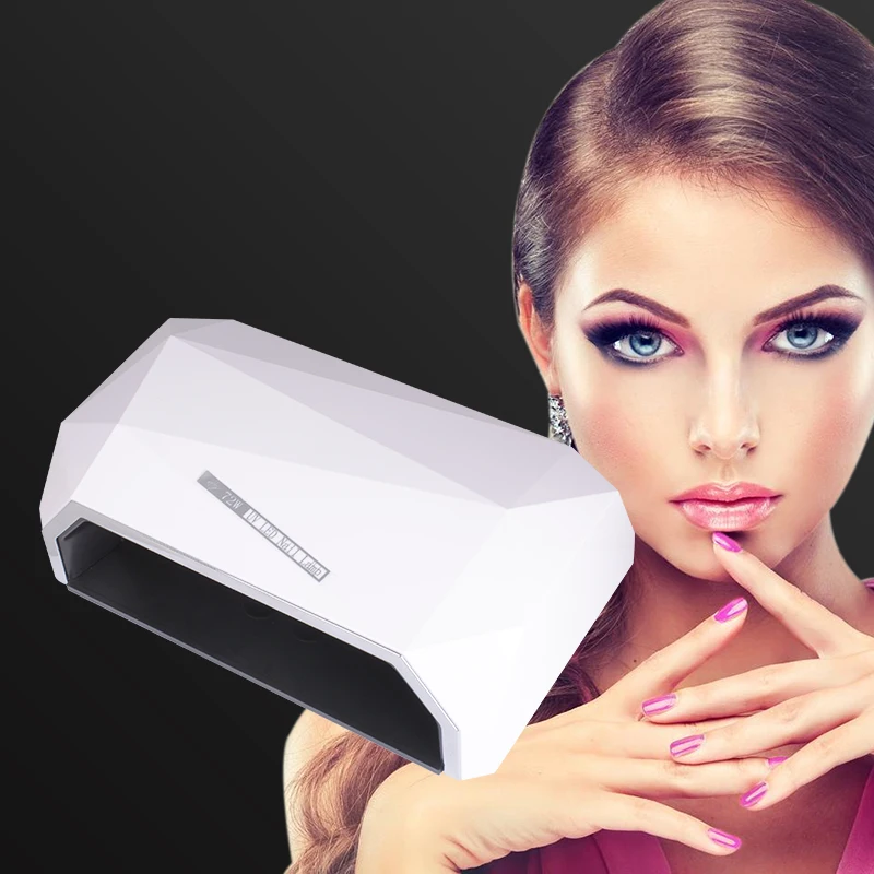 

WENYI 2 Hand 72W Lamp For Nails 10S/30S/60S/99S Timer UV LED Gel Light Lamp Nail Art Manicure Machine Dryer For Nails