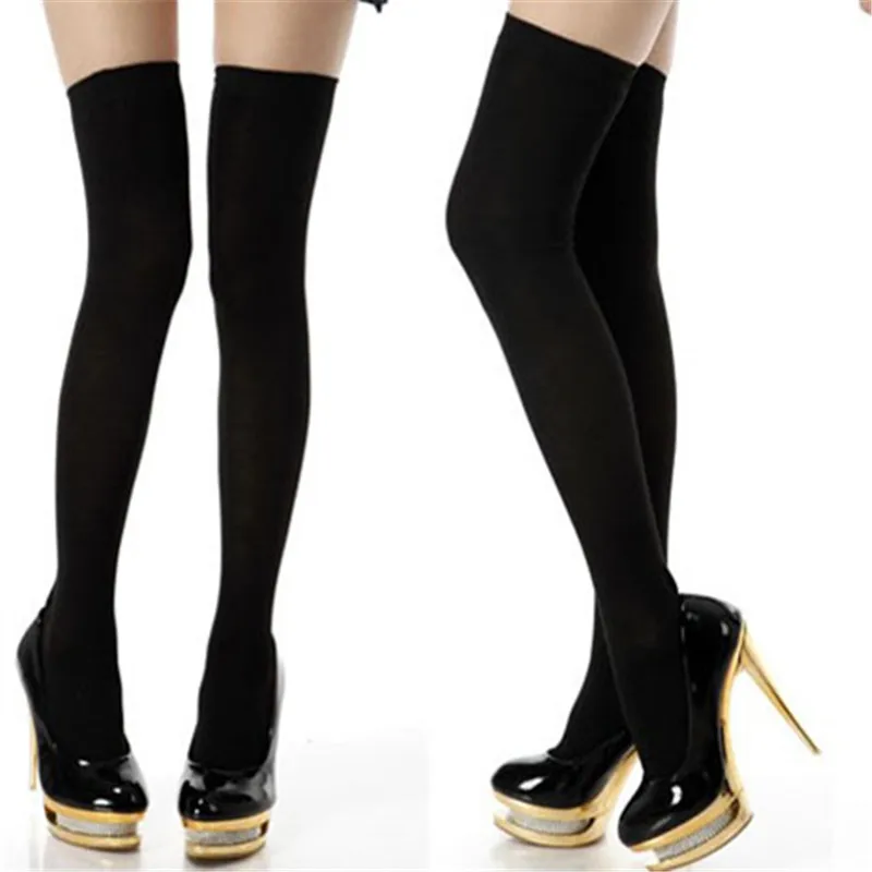 Fashion Autumn Winter Thigh High Women Over The Knee Socks Slim Leg Stockings