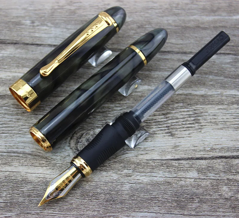 JINHAO X450 серый зеленый мрамор бизнес Средний перьевые ручки новые офисные бизнес школы ручка для письма