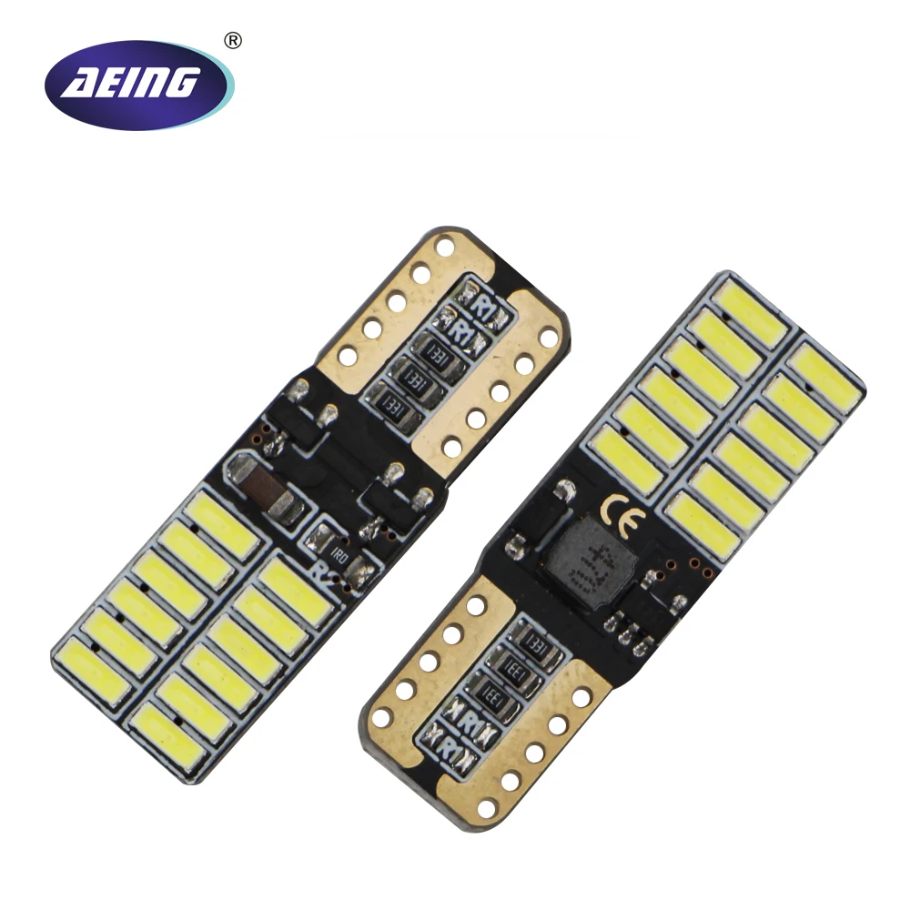 Aeing 2* T10 W5W LED Canbus Нет Ошибка парковка Клин Размеры лампа для Фольксваген Мужские поло CC бора Tiguan Гольф Jetta Passat