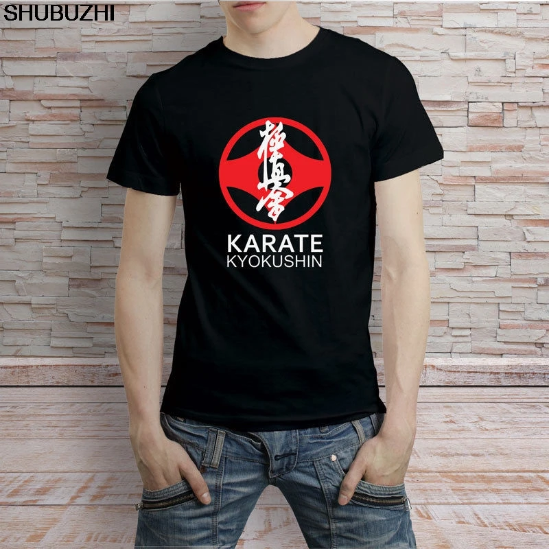 

Karate Kyokushin Symbol Japan Martial Art T-Shirt Men Tee Cool Casual t shirt men Unisex New shubuzhi tshirt Loose Size sbz3081