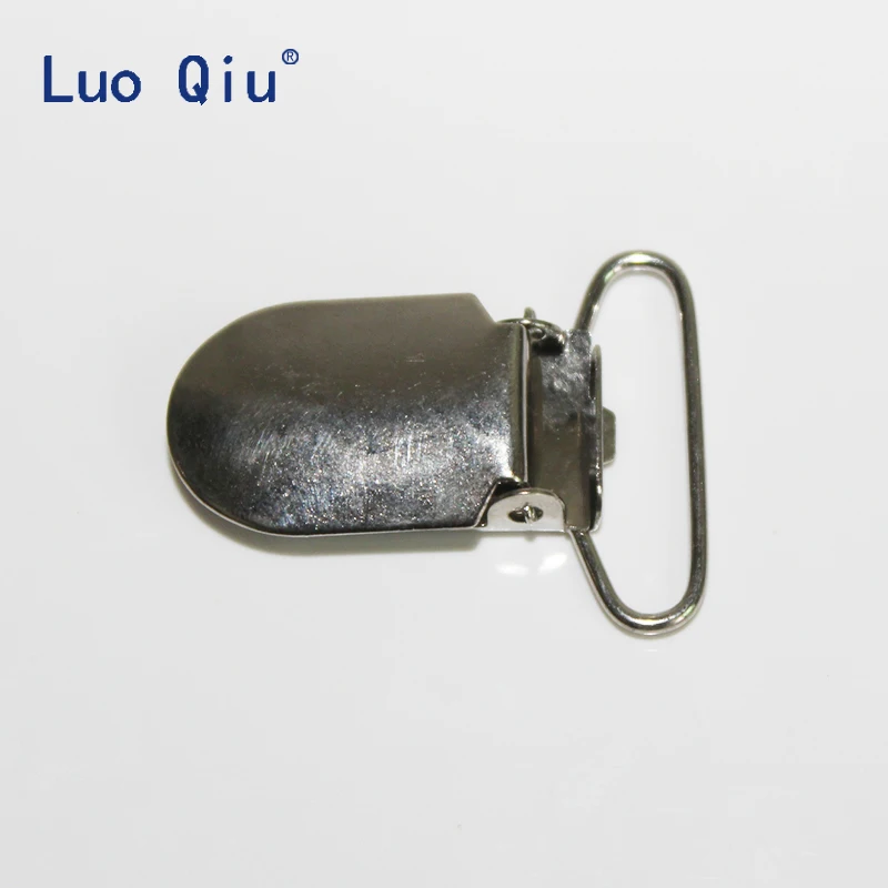 

Luo Qiu 30 pcs/lot U shape 39*25mm Suspender Clips for Trousers Garment Clip practical Webbing clip suspender clips