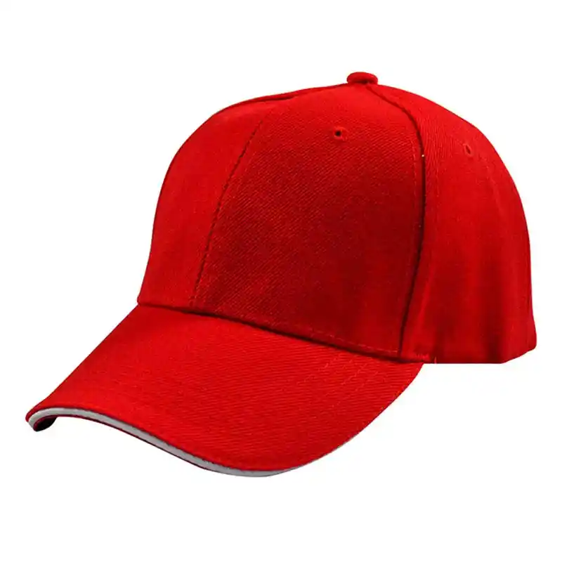 plain red cap