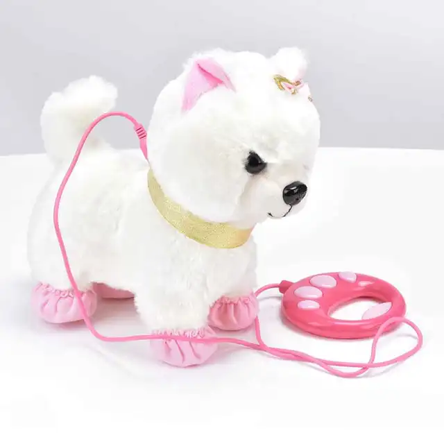 walking dog toy with leash