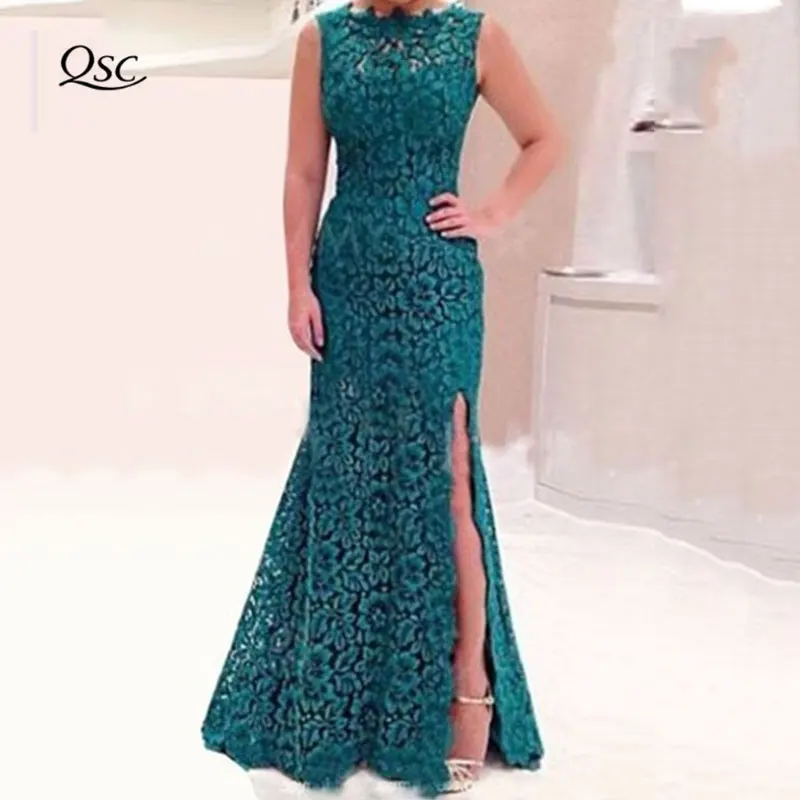 

Aliexpress eBay Europe and the explosion of lace dress hollow side slit sexy backless evening dress