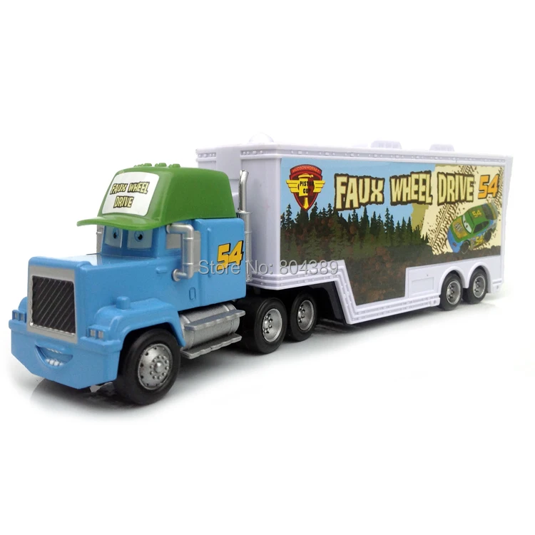 Best Gift! Mack No.54 Faux Wheel Drive Race Team''s Hauler Truck 155