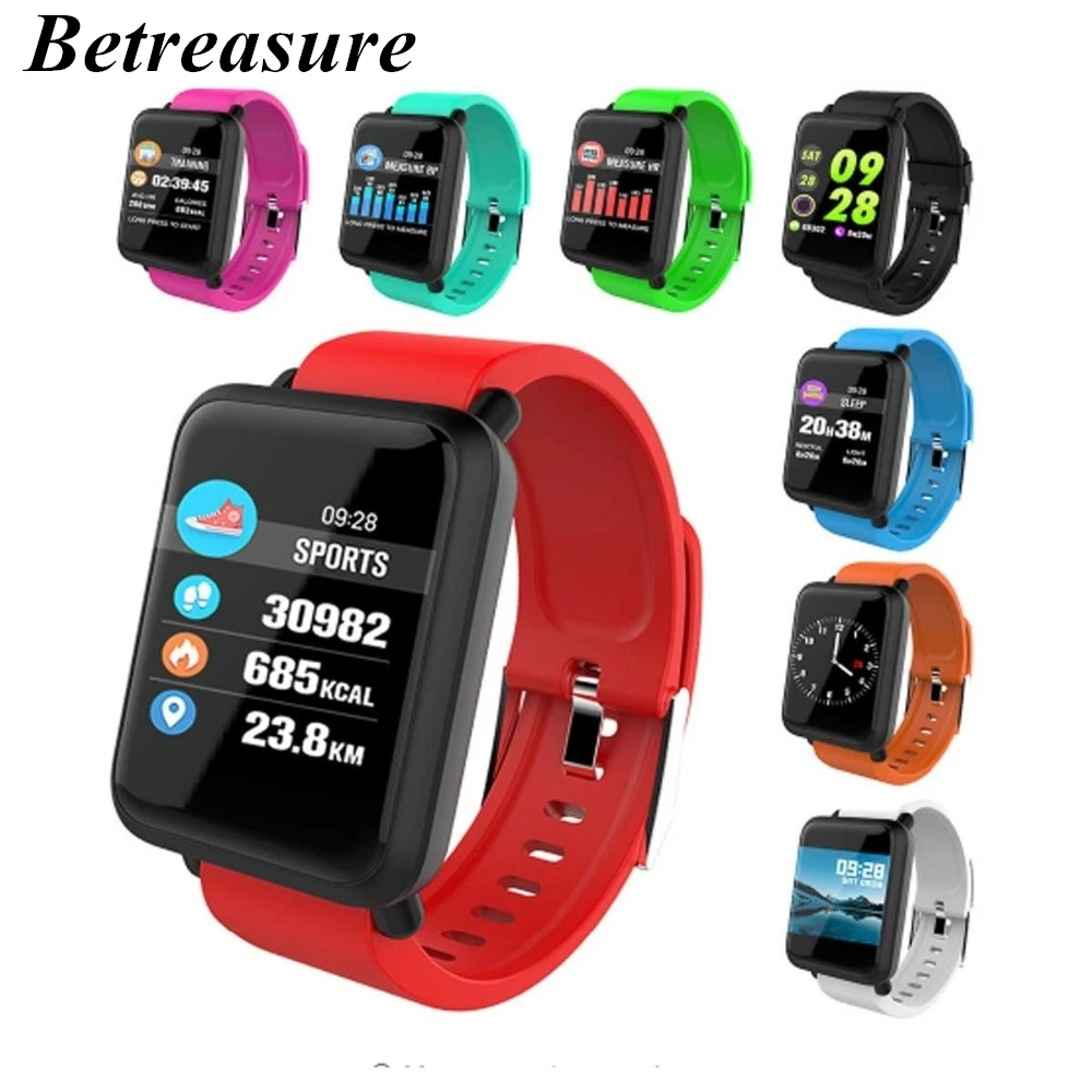 

Betreasure GPS Color Screen Smart Bracelet Blood Pressure Heart Rate Monitor Fitness Tracker Sport Waterproof Smart Wristband