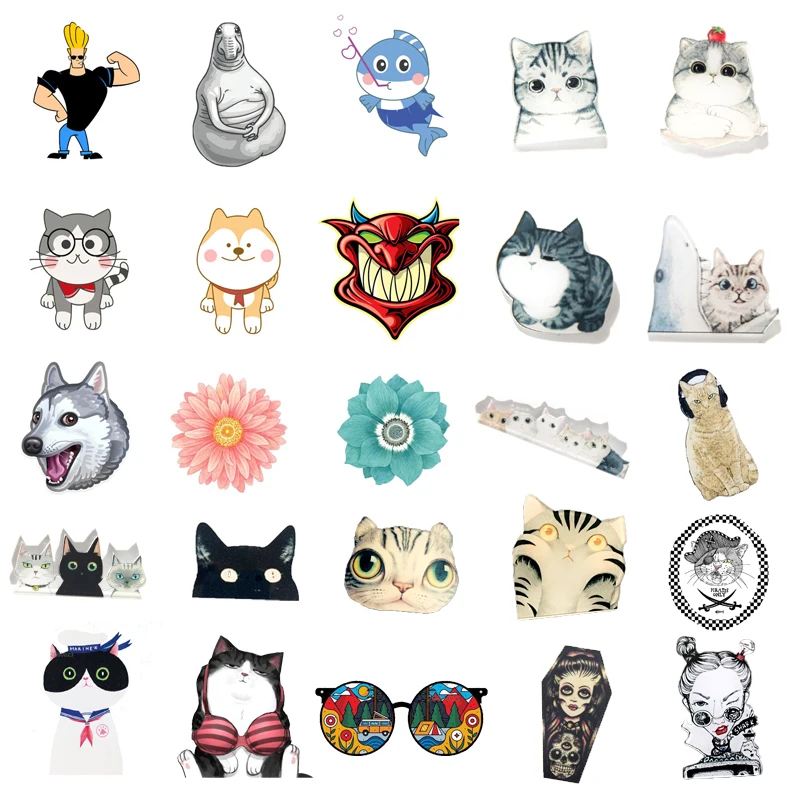 

1 PC Brooches Cartoon Cats Badges for Backpack Acrylic Badges for Clothes Icons on The Backpack Pin Badge