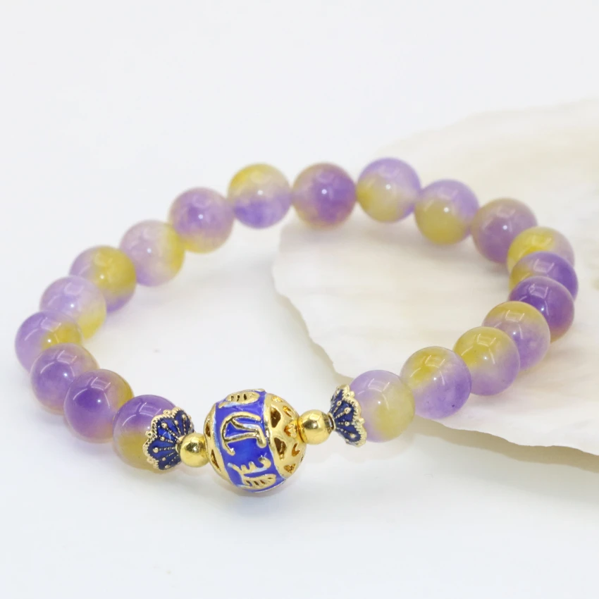 Браслеты женские из халцедона 8 мм 7 5 дюйма B2704|women bracelet|bracelet braceletbracelet women bracelets |