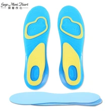 Свободного кроя силиконовые гелевые стельки-супинаторы амортизация стельки обуви спортивные кроссовки обувная колодка для женщин и мужчин