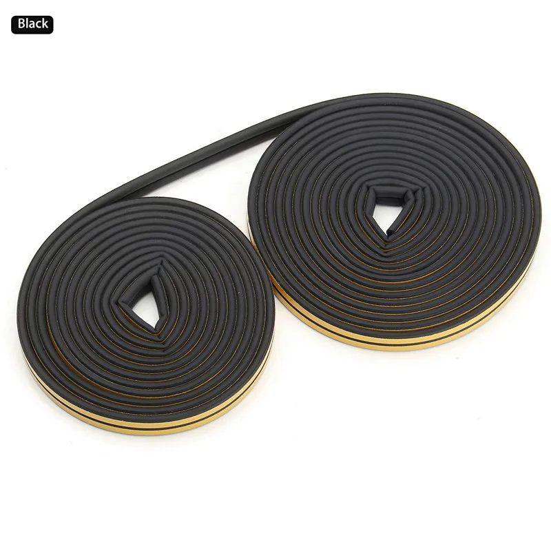 

MTGATHER 20m P-type EPDM Weather Window Door Strip Self Adhesive Draught Excluder Seal EPDM New Arrival