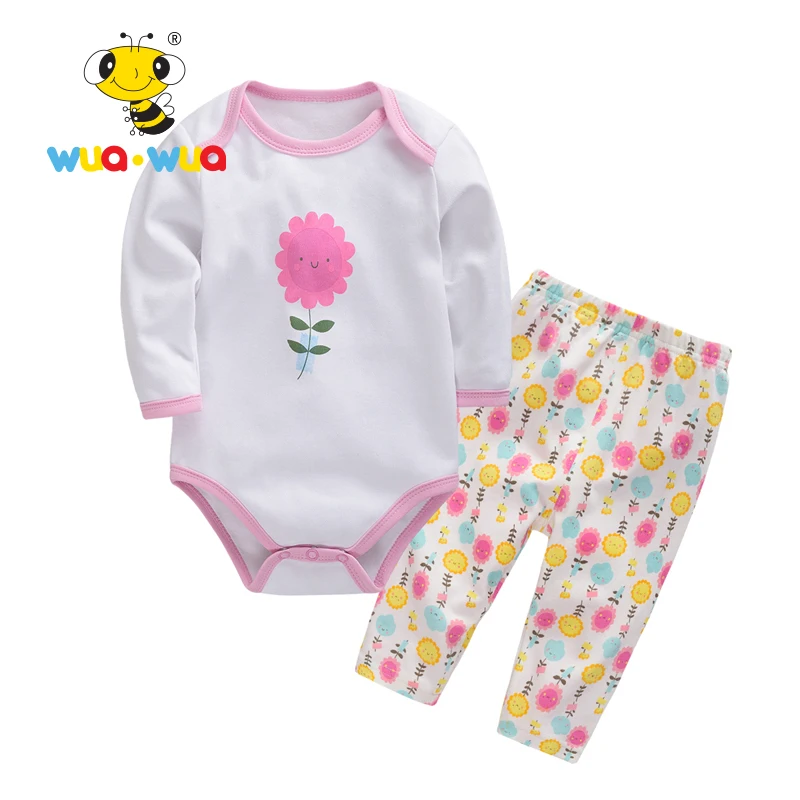 Baby Sets New Kids Clothes Boy Girl Baby Long Sleeve Casual Suits Cute