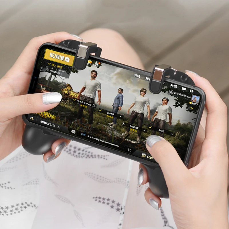  PUBG Mobile Game Controller Gamepad Trigger Aim Button L1R1 Shooter Joystick For IPhone Android Pho