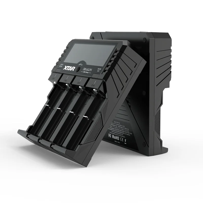 Смарт зарядное устройство XTAR DRAGON VP4 PLUS адаптер зонд автомобильное с 4 слотами для