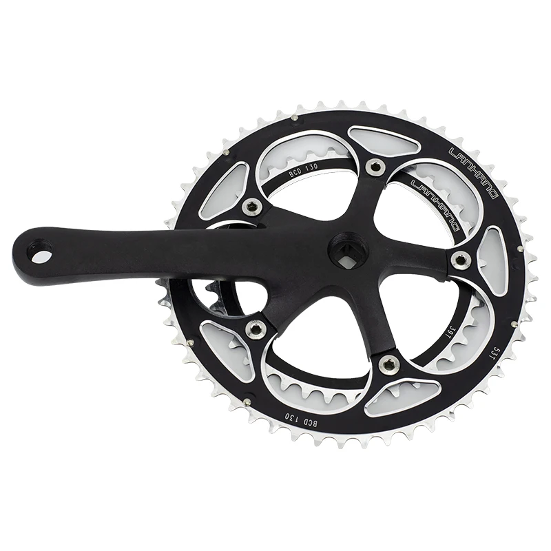 130mm BCD 53T 39T road bike chain wheel crank aluminum alloy 170 mm