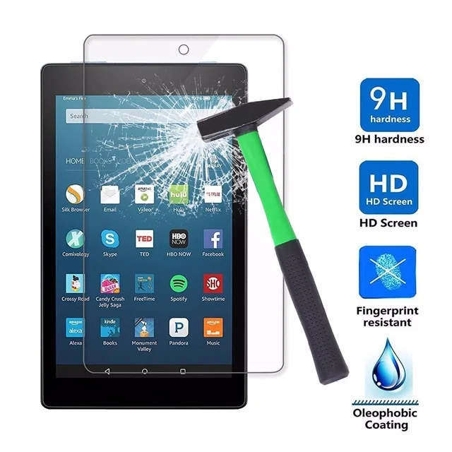 Real 9H Hardness Premium Tempered Glass Screen Protector For Amazon