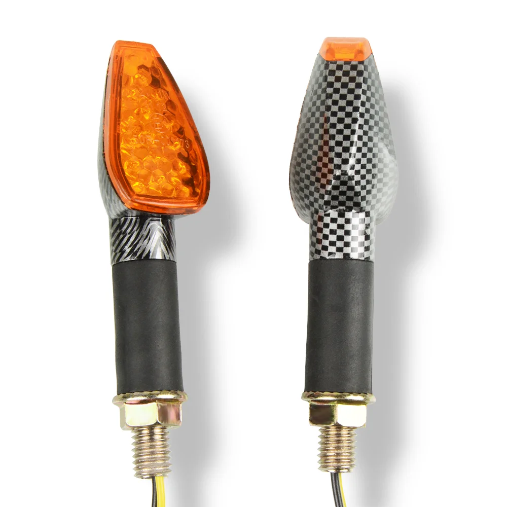 Мотоцикл 12 светодиодный указатель поворота указатели света для Aprilia RS 125 RS125 RSV4 обтекатель комплект RSV 1000 Tuono - Цвет: gray orange