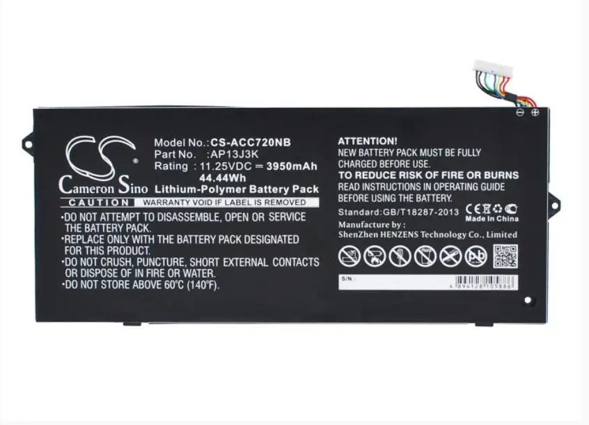 Cameron sino 3950 mAh батарея для acer хромбук 11 C740 ChromeBook 11 C740-C32M ChromeBook 11 C740-C3P1 ChromeBook 11 C740-C4PE