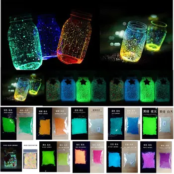 

Pixco Photography Props 3Pcs Party Colorful DIY Fluorescent Super luminous Sand Bright Glow Sand Glowing in the Dark Sand